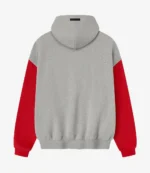 Atlanta Falcons Fear of God Essentials Heather Gray & Red Sport Fleece Hoodie