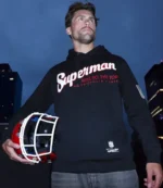 Unisex Black Warner Bros Superman X NFL Force For Good Hoodie