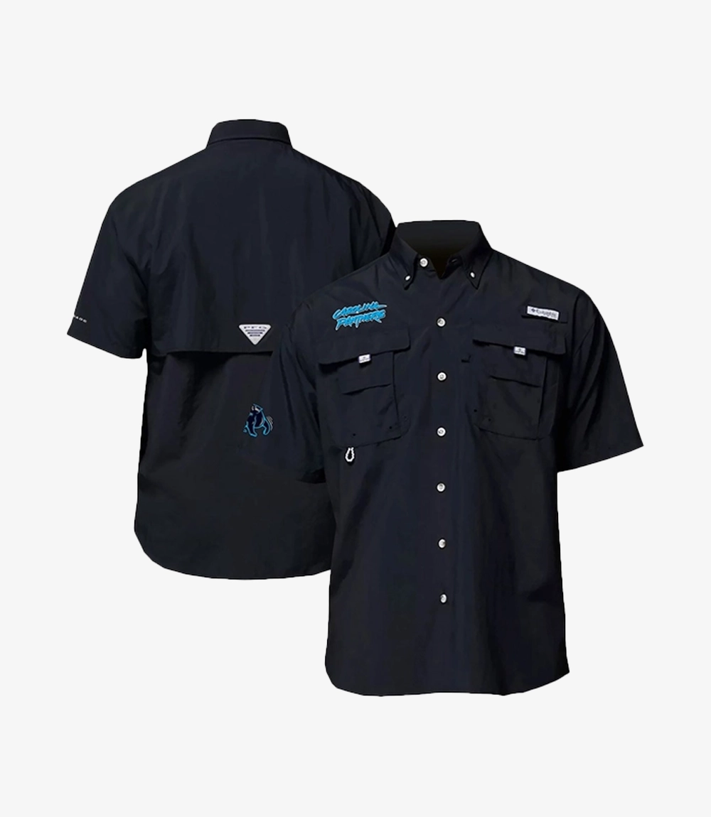 Columbia PFG Black Carolina Panthers x Luke Combs Bahama Button-Down Shirt Unisex Columbia PFG Black Carolina Panthers x Luke Combs Bahama Button-Down Shirt