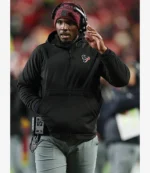 DeMeco Ryans Houston Texans Nike Black Half-Zip Anorak Jacket