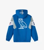 Detroit Lions OVO 2025 STARTER Half-Zip Pullover Hooded Jacket