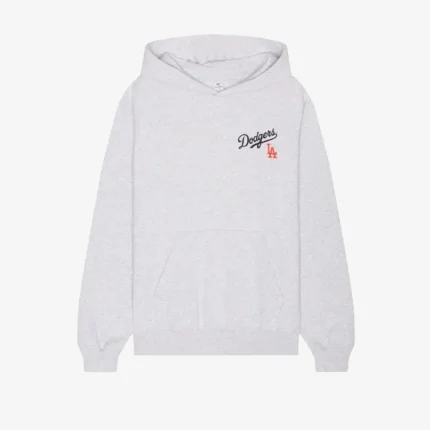 Unisex Dodgers Serif Grey Hoodie