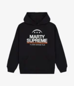 Unisex Golf Wang x Marty Supreme Black Pullover Fleece Hoodie