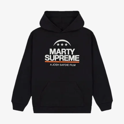 Unisex Golf Wang x Marty Supreme Black Pullover Fleece Hoodie