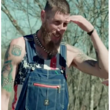 Unisex Its Florida Man S02 Dark Wash Denim Overalls