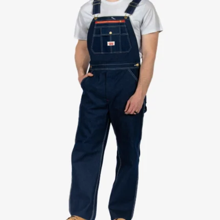 Its Florida Man S02 Dark Wash Denim Overalls