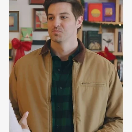 Unisex Jake Allyn Christmas on Every Page William Brown Cotton Jacket