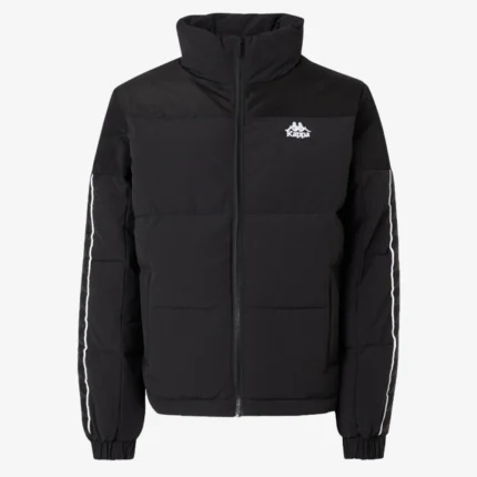 Kappa Banda Onrel Winter Black Padded Hooded Parka Jacket