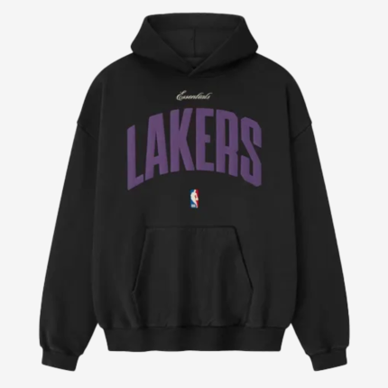 Unisex Los Angeles Lakers Fear of God x NBA Black 90’s Pullover Hoodie
