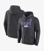 Unisex Los Angeles Rams Heather Charcoal 2025 NFL Playoffs Ready Hoodie