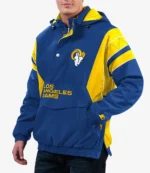 Unisex Los Angeles Rams Home Team Half-Zip Hoodie Jacket