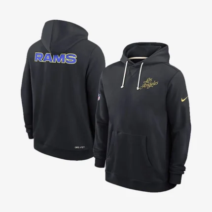 Unisex Los Angeles Rams Nike 2025 Rivalries Collection Standard Issue Sideline Dri-FIT Hoodie