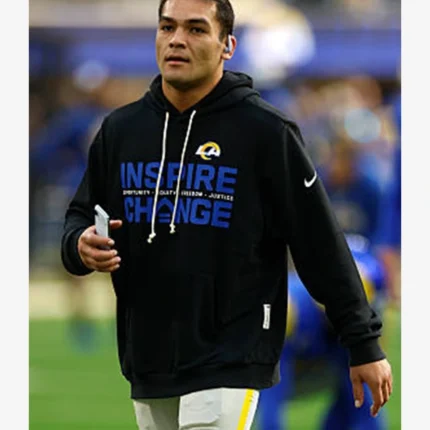 Unisex Los Angeles Rams Puka Nacua 2025 Inspire Change Opportunity Equity Freedom Justice Hoodie