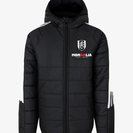 Manager Marco Silva Black Puffer Hooded Jacket