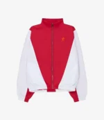 Marty Supreme Red and White Track Jacket For Unisex