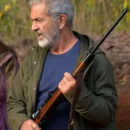 Bowdrie Hunting Season Mel Gibson Brown Cotton Jacket