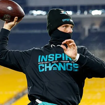 Unisex Miami Dolphins 2025 Inspire Change Opportunity Equity Freedom Justice Hoodie