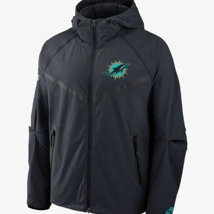 Unisex Miami Dolphins Nike 2025 Rivalries Collection Full-Zip Tech Jacket