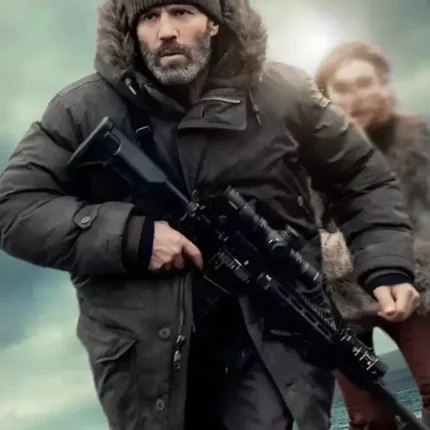 Unisex Michael Mason Shelter 2026 Jason Statham Black Parka Jacket