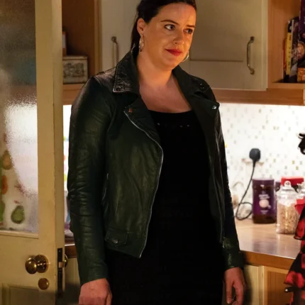 Unisex Michelle Ryan BBC EastEnders Leather Jacket