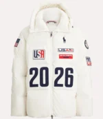 Unisex Milano Cortina 2026 Winter Olympics Polo Ralph Lauren Team USA Flagbearer Jacket