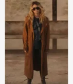 Unisex Milly Alcock Supergirl 2026 Kara Zor-El Brown Trench Coat