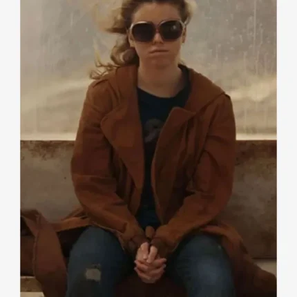 Milly Alcock Supergirl 2026 Kara Zor-El Brown Trench Coat