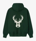 Milwaukee Bucks Fear of God x NBA Green Pullover Hoodie
