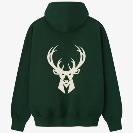 Milwaukee Bucks Fear of God x NBA Green Pullover Hoodie