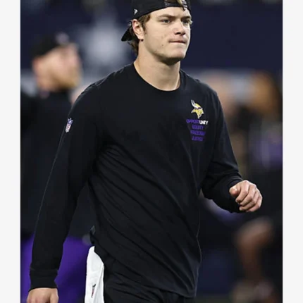 Minnesota Vikings J.J. McCarthy 2025 Inspire Change Opportunity Equity Freedom Justice Long-Sleeve T-Shirt