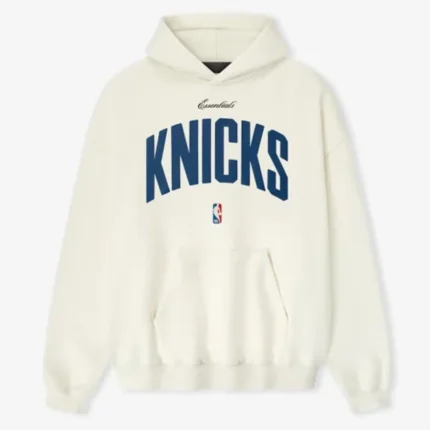 Unisex New York Knicks Fear of God x NBA Cream 90’s Hoodie