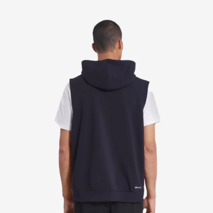 Nike Black Los Angeles Rams 2025 Rivalries Collection Standard Issue Sideline Dri-FIT Sleeveless Hoodie