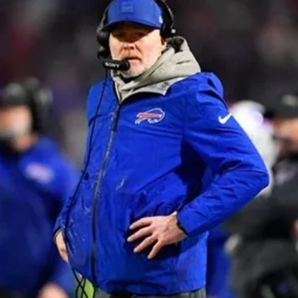 Nike Buffalo Bills 2025 Sean McDermott Hooded Zip Jacket