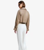 Nour Hammour Leather Jacket Up For Sale