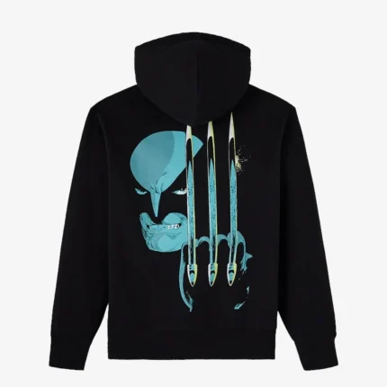 OVO x Marvel Wolverine Black Pullover Graphic Hoodie