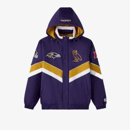 Unisex OVO x NFL Baltimore Ravens Starter Sideline Puffer Jacket