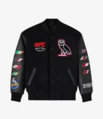 Unisex October’s Very Own OVO x UFC Championship Black Varsity Jacket