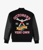October’s Very Own OVO x UFC Championship Black Varsity Jacket