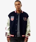 Unisex Pacsun 2025 U.S. Soccer x Jeff Hamilton Wool Varsity Jacket