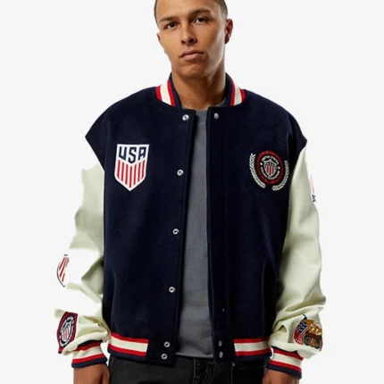 Unisex Pacsun 2025 U.S. Soccer x Jeff Hamilton Wool Varsity Jacket