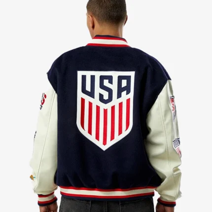 Pacsun 2025 U.S. Soccer x Jeff Hamilton Wool Varsity Jacket