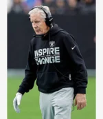 Pete Carroll Las Vegas Raiders 2025 Inspire Change Opportunity Equity Freedom Justice Hoodie