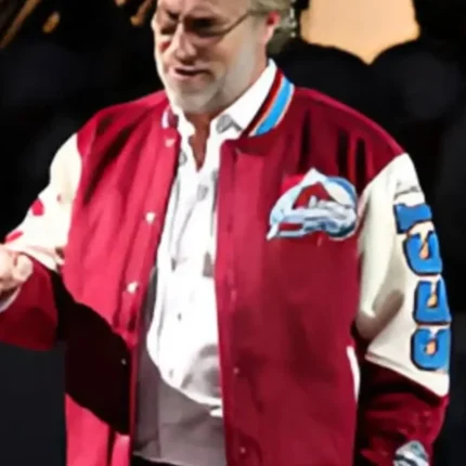Unisex Peter Forsberg Colorado Avalanche’s 30th Anniversary Celebration Varsity Jacket