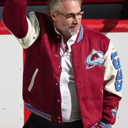 Peter Forsberg Colorado Avalanche’s 30th Anniversary Celebration Varsity Jacket