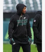Philadelphia Eagles Saquon Barkley 2025 Inspire Change Opportunity Equity Freedom Justice Hoodie