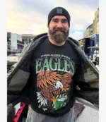 Philadelphia Eagles x Underdog Retro Printed Crewneck Sweatshirt Black