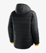 Pittsburgh Steelers Fanatics Black Full-Zip Hooded Puffer Jacket