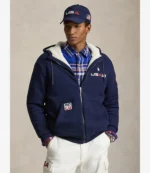 Unisex Polo Ralph Lauren Team USA Men’s Milano Cortina 2026 Winter Olympics Fleece Sherpa Hoodie