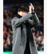 Unisex Premier League Los Angeles FC 2025 Champions League Son HeungMin Grey Tweed Coat
