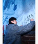 Premier League Los Angeles FC 2025 Champions League Son HeungMin Grey Tweed Coat